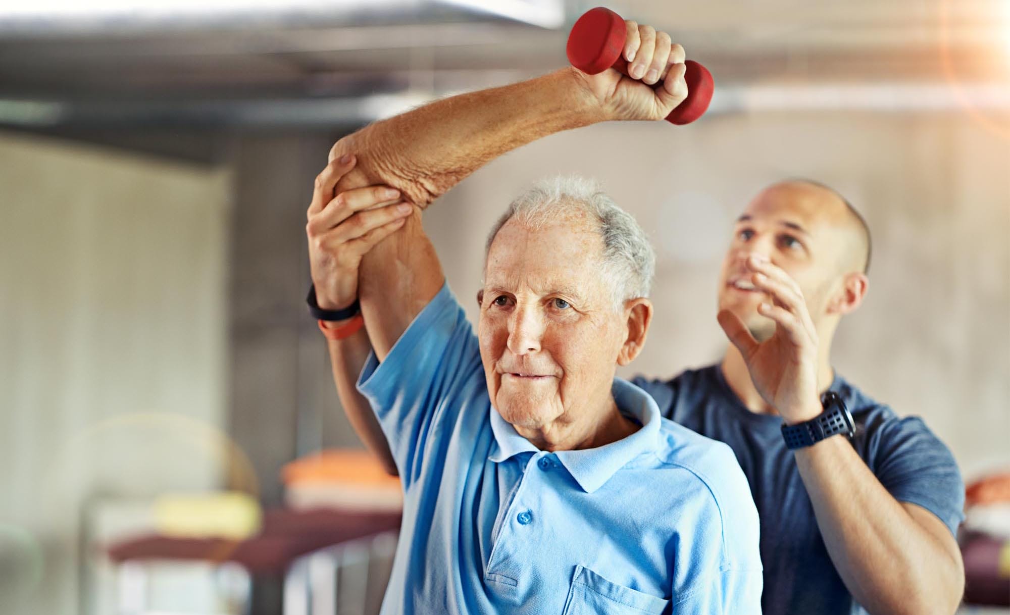 Krafttraining für Senioren im Therapiezentrum am Hallo in der Stadt Essen